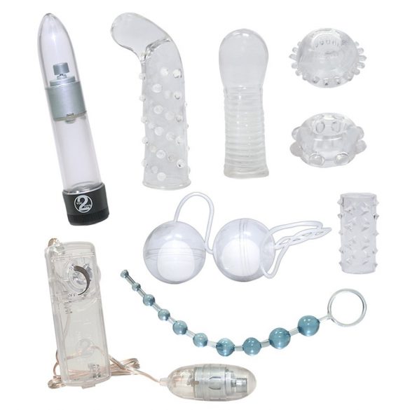 Kristallklar - Vibrator-Set (9-teilig)