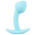 Cuties Mini Butt Plug - silikonski analni dildo - plavi (2,6 cm)