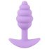 Cuties Mini Butt Plug - silikonové anální dildo - fialové (2,8cm)