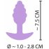 Cuties Mini Butt Plug - silicone anal plug - purple (2.8 cm)