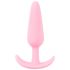 Cuties Mini Butt Plug - silikonové anální dildo - růžové (2,1cm)