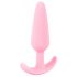 Cuties Mini Butt Plug - silikonové anální dildo - růžové (2,1cm)