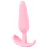 Cuties Mini Butt Plug - silikonové anální dildo - růžové (2,1cm)