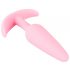 Cuties Mini Po-Plug - Silikon Analdildo - Pink (2,1cm)