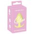 Cuties Mini Butt Plug - silicone anal plug - yellow (3.1cm)