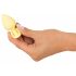 Cuties Mini Silicone Anal Plug - Yellow (3.1cm)