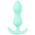 Cuties Mini Butt Plug - silikona anālais dildo - piparmētra (2,3 cm)