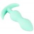 Cuties Mini Butt Plug - silikonové anální dildo - máta (2,3cm)