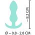 Cuties Mini Analdildo - silikon - mintgrön (2,3 cm)