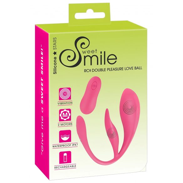 SMILE - draadloze vibrerende eier (roze)