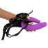 SMILE - Strap-On Double Dildo with Panties (Purple-Black)