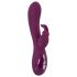 Vibratore ricaricabile SMILE con 3 motori e stimolatore clitorideo (viola)