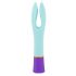 You2Toys - vibrator cu acumulator, rezistent la apă cu două motoare (colorat)