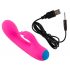 You2Toys bunt. - Akkubetriebener, wasserdichter Klitorisarm-Vibrator (pink)