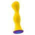 You2Toys spalvotas - įkraunamas, vandens nepraleidžiantis analinis vibratorius (geltonas)