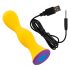 You2Toys colorful - rechargeable, waterproof anal vibrator (yellow)