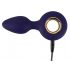 Vibratore anale ricaricabile SMILE con anello (viola)