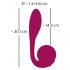 You2Toys Rosenrot - aufladen, wasserdicht G-Punkt Vibrator (rot)