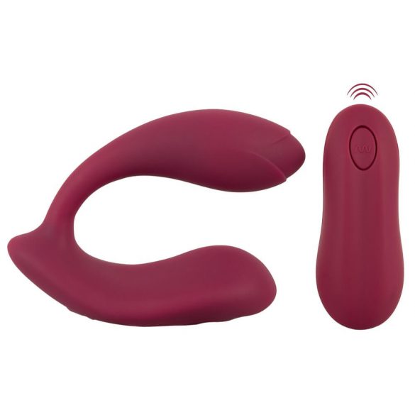 You2Toys Rosenrot - oplaadbare, draadloze draagbare vibrator (rood)