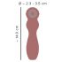 You2Toys Hazel 03 - aufladbarer, flexibler Vibrator in Erdnussform (lila)