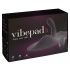 VibePad 3 - oplaadbare radio G-spot kussen vibrator (zwart)