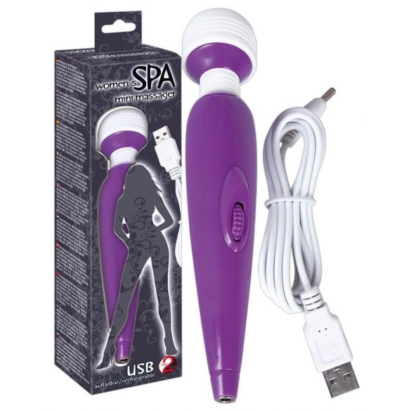 You2Toys - SPA Wand - bezprzewodowy wibrator do masażu (fioletowy)