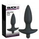 Black Velvet Vibrating Plug - Medium