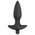 Black Velvet Vibrating Plug - Medium