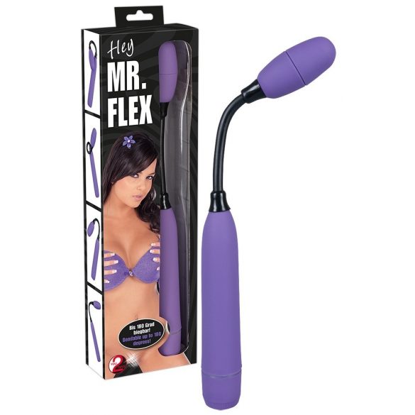 You2Toys - Mr. Flex - vibrator baghetă (mov-negru)