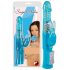 Vibratore con Perle e Stimolatore Clitorideo Coniglietto "Sugar Babe" - You2Toys (blu)