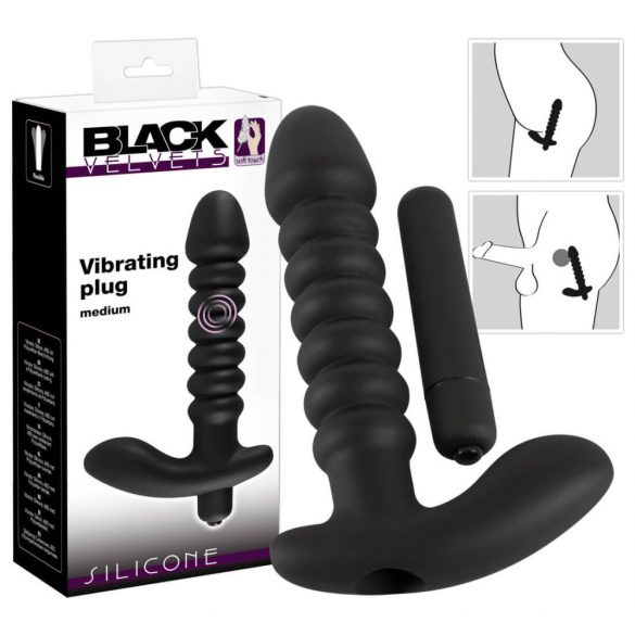 Svéd nyelven és egyszerűsítve:

Svart veckad vibrator - medium (svart)