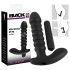 Vibrator Black Velvet cu pliuri - mediu (negru)