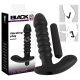 Vibrator Black Velvet cu pliuri - mediu (negru)