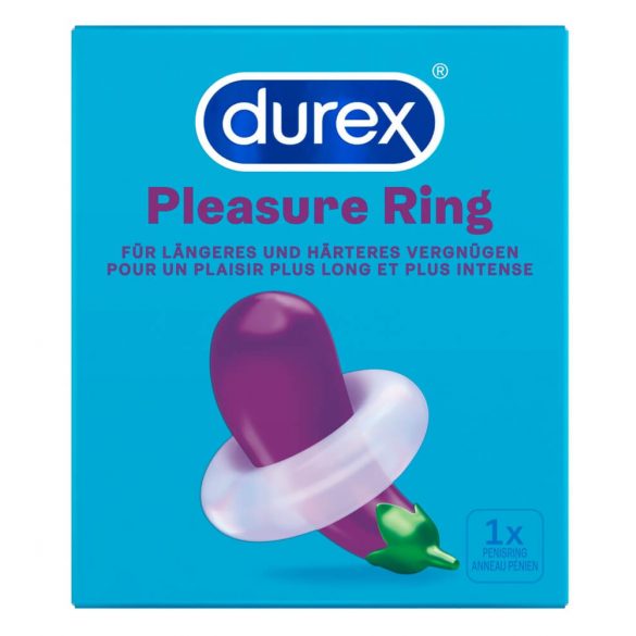 Durex Pleasure Ring - caurspīdīgs dzimumlocekļa gredzens