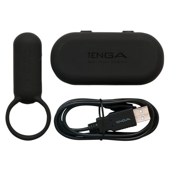 TENGA Smart Vibe Vibrating Cock Ring (Black)