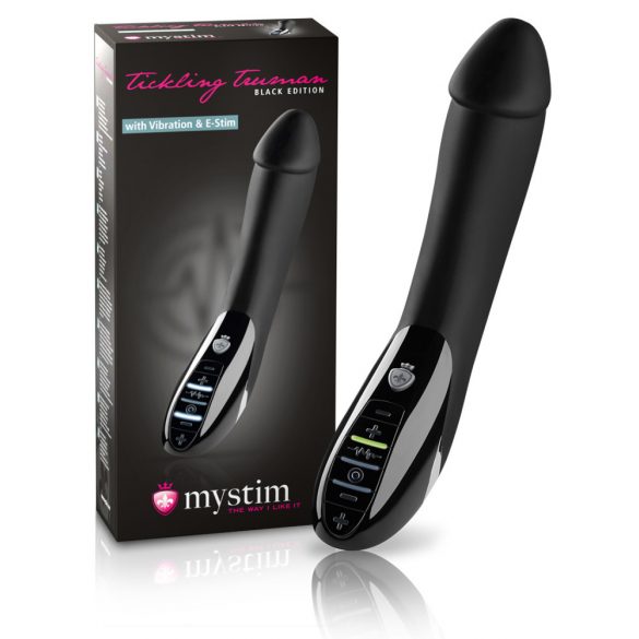 mystim Edizione Nera Tickling Truman - vibratore con elettrostimolazione