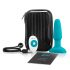 b-Vibe - Vibrateur anal à perles rotatives rechargeable (turquoise)