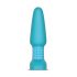 b-Vibe - vibrator anal rotativ cu perle, reîncărcabil (turcoaz)