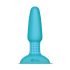 b-Vibe - vibrator anal rotativ cu perle, reîncărcabil (turcoaz)