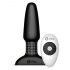 Vibrator anal cu perle rotative și acumulator b-Vibe (negru)