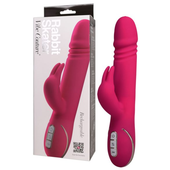 Vibe Couture Kaninskater - Stötvibrator (rosa)