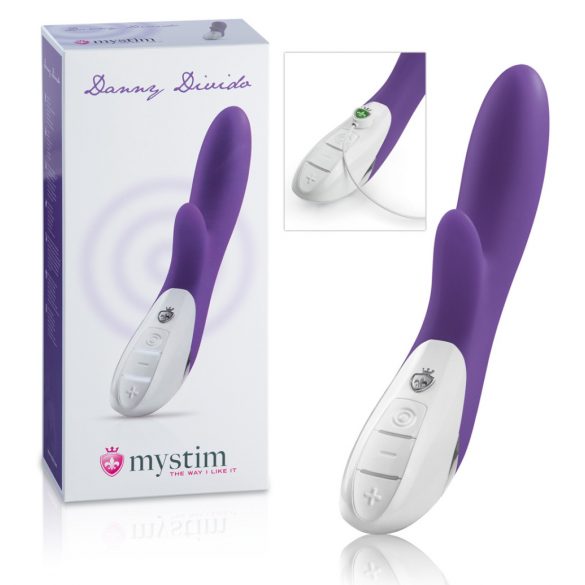 Vibratore per clitoride Mystim Danny Divido (viola)