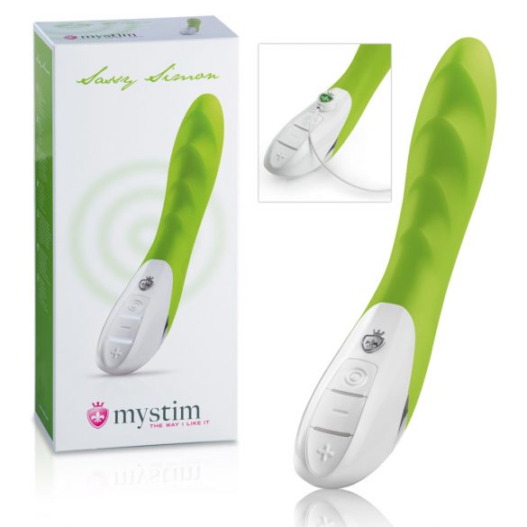 mystim Sassy Simon - Doppel-Motor-Vibrator (grün)