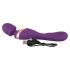 Javida Double - masseur vibrant (violet)