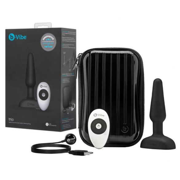 b-Vibe Trio - Stimulateur Anal 3 Moteurs (noir)