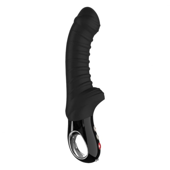 Waterproof Ribbed G-Spot Vibrator (Black) - Fun Factory Tiger G5