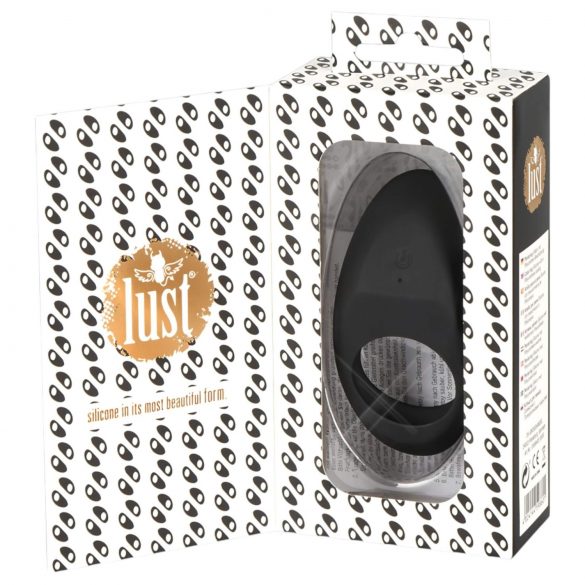 Lust - Rechargeable Vibrating Penis Ring (Black)