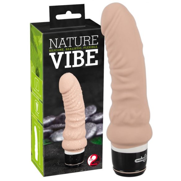 You2Toys - Looduslik Vibratsioon - silikoon vibraator (naturaalne)