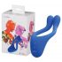 BeauMents Doppio - oplaadbaar, driemotorige duo vibrator (blauw)