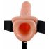 Vibrator cu ham Fetish Strap-on 9 (natural)